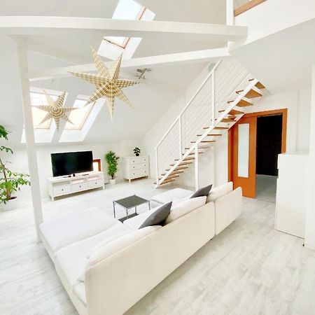 Loft With Rooftop And Free Parking In Garage Budapest Exteriör bild