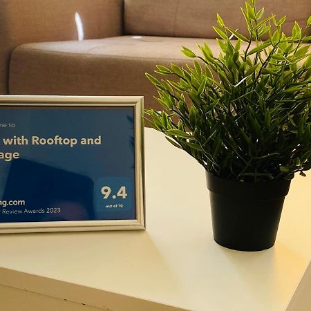 Loft With Rooftop And Free Parking In Garage Budapest Exteriör bild